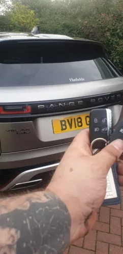 RANGE ROVER VELAR 2018 SPARE CAR KEY